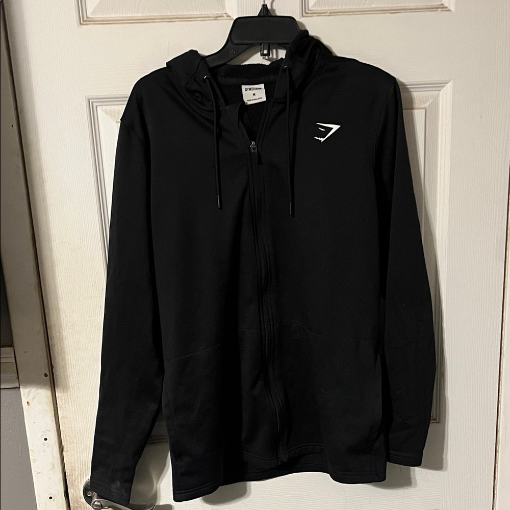 Gymshark Black Zip-Up Sweater